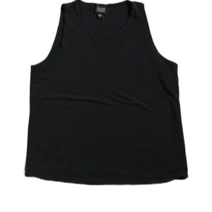 Eileen Fisher Black Silk Tank Top